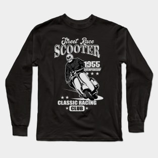 55 SCOOTER RACING Long Sleeve T-Shirt